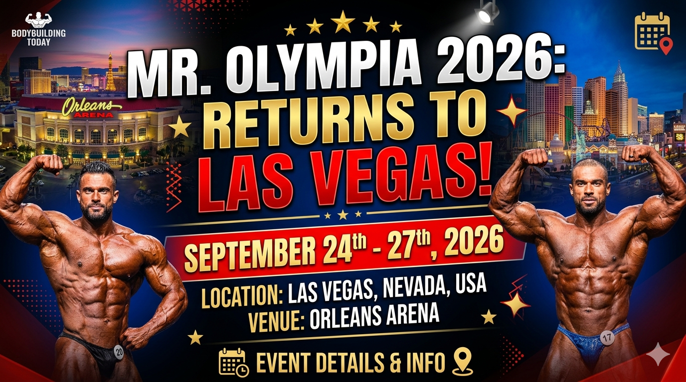 2026 Mr. Olympia Returns to PALMS Vegas This September